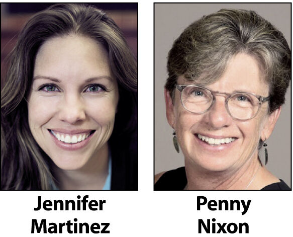 Jennifer Martinez and Penny Nixon